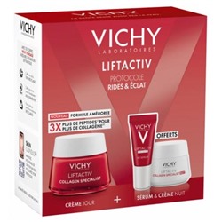 Vichy LiftActiv Collagen Specialist Jour 50 ml + Nuit 15 ml and B3 S?rum 5 ml Offerts