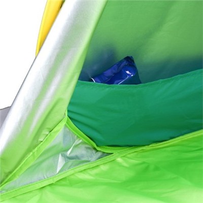 Палатка пляжная самораскрывающаяся с шторками 140х165х115 см /SHPLA-235 /уп 10/190Т