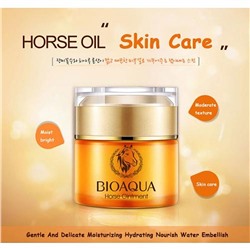 Увлажняющий крем для лица с лошадиным жиром BioAqua Horse Oil Ointment 50гр
