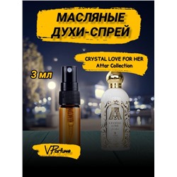 Сrystal love духи масляные attar collection (3 мл)