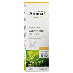 Le Comptoir Aroma Spray Ambiant Citronella R?pulsif aux Huiles Essentielles 50 ml