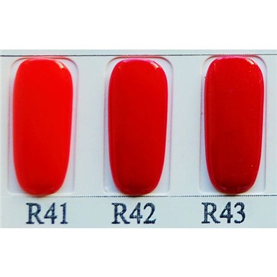 NICE UV GEL-лак (SHELLAC) № 43-R (254) 7мл, Красный с шиммером