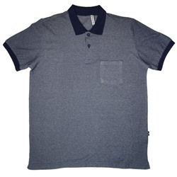Рубашка-поло с карманом (Fayz-M), синий