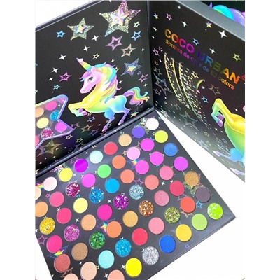 Тени для век Coco Urban Eyeshadow Palette 63 цвета