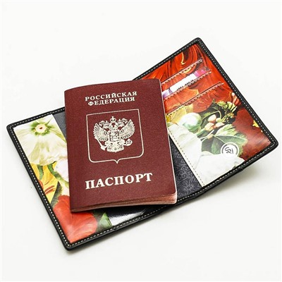 Женская кожаная обложка для паспорта Sergio Valentini СВ 6006-005/2