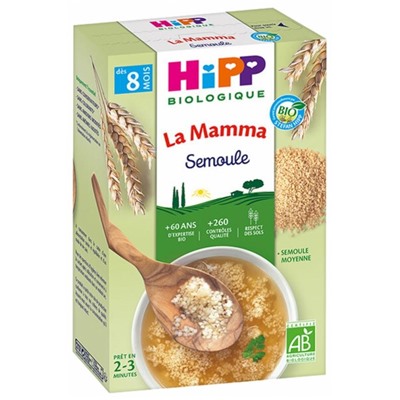 HiPP La Mamma Semoule d?s 8 Mois Bio 320 g