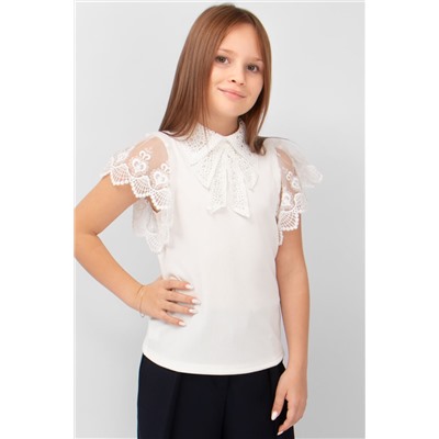 Блузка для девочки SP014 Кремовый