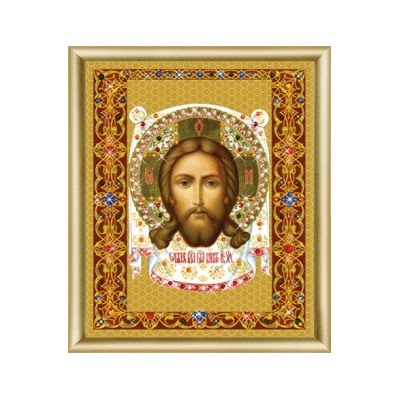 КС-185 для изготовления картины со стразами "Образ Господа Нашего Иисуса Христа"