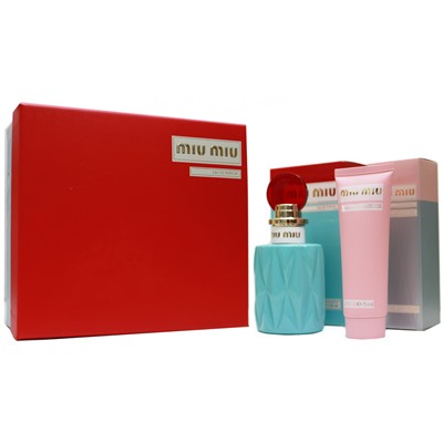 Подарочный набор Miu Miu eau de parfum - Духи 100 ml + Крем для рук 75 ml