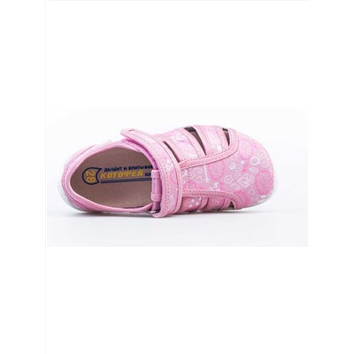Текстильная обувь Котофей 421086-11 розовый (27-33)