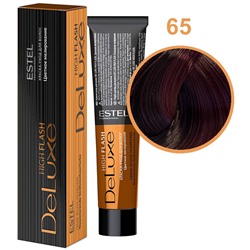 Крем-краска для волос 65 Фиолетово-красный DeLuxe High Flash ESTEL 60 мл