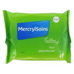 Mercryl Soins 15 Lingettes D?sinfectantes