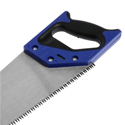 Ножовка по дереву ТУНДРА, 2К рукоятка, 3D заточка, большой зуб 8 мм, 7-8 TPI, 500 мм