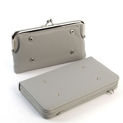 Женская сумка-кошелек B-002 Серый