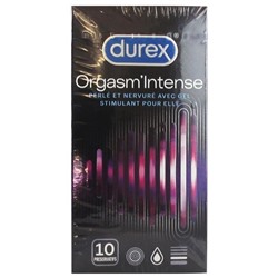 Durex Orgasm Intense 10 Pr?servatifs