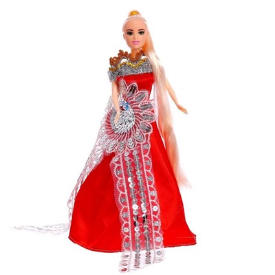 Кукла-модель «София» в платье с длинными волосами, МИКС