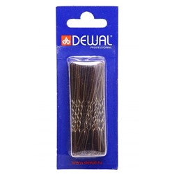 Dewal Шпильки для волос волна SLT-70V-3/60, 70 мм, коричневый, 60 шт.