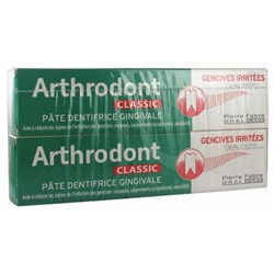 Arthrodont Classic P?te Dentifrice Gingivale Lot de 2 x 75 ml