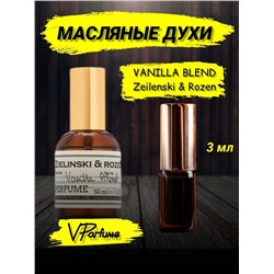Vanilla blend Zielinski зелинский духи ваниль (3 мл)