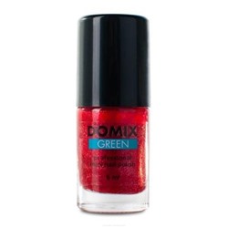 Domix Green Professional Лак для ногтей, светло-бордовый шиммер, 6 мл