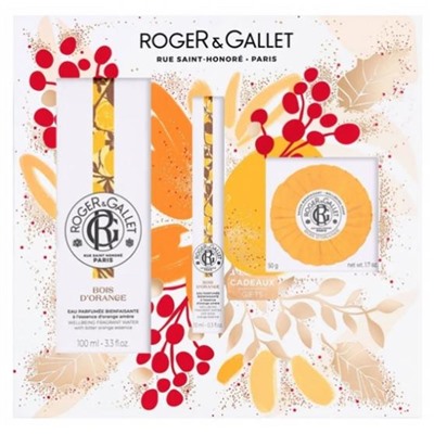 Roger and Gallet Bois d Orange Coffret Trio Parfum? 2022
