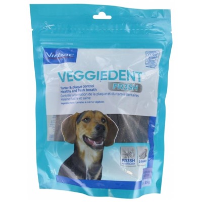 Virbac VeggieDent Fresh Chiens 10-30 kg 15 Lamelles V?g?tales