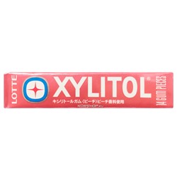 Жевательная резинка со вкусом персика Xylitol Lotte, Япония, 21 г Акция