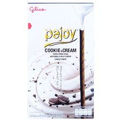 Шоколадные палочки с начинкой из ванильного крема Glico Pejoy Pocky, Таиланд, 44 г (37 г) Акция