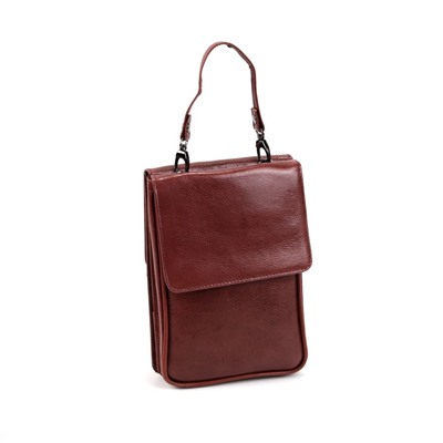 Мужская кожаная сумка-портмоне 2019949А К209 Marrone rosso