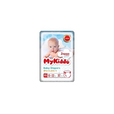 MyKiddo Premium Подгузники-трусики для детей 15-25кг 32шт XXL