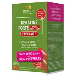 Biocyte Keratine Forte Full Spectrum 3 x 40 G?lules