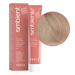 TEFIA Ambient 10.00 Перманентная крем-краска для волос / Экстра светлый блондин интенсивный натуральный, 60 мл