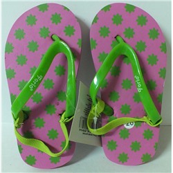 Пляжная обувь Форио 226-5906 зелено-розовый