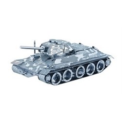 Объемная металлическая 3D модель  T-34 Tank арт.K0027/I21105