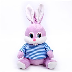 Мягкая игрушка «Кролик в футболке», 20 см