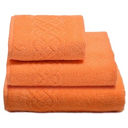 Полотенце махровое Плайт ДМ Люкс, 116 оранжевый