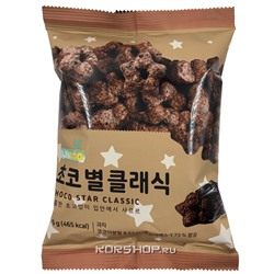 Кукурузные снэки в форме звездочек со вкусом шоколада SD Food, Корея, 76 г Акция