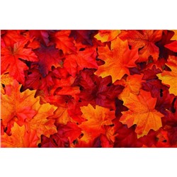 Фотобаннер, 250 × 200 см, с фотопечатью, люверсы шаг 1 м, «Осенние листья»