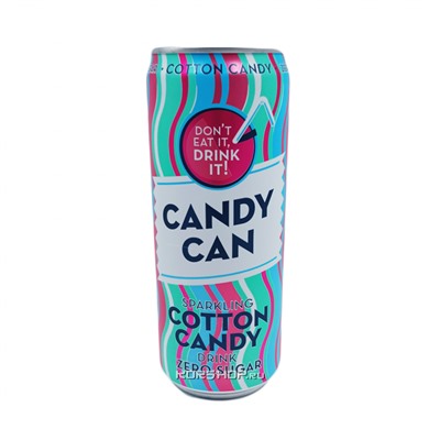 Напиток б/а сильногазированный Cotton Candy Can Zero, Нидерланды, 330 мл Акция