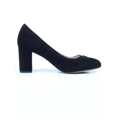 06-XA851-H275-K20 BLACK Туфли женские (натуральная замша)