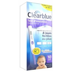 Clearblue Test d Ovulation Digital 4 Jours 10 Unit?s