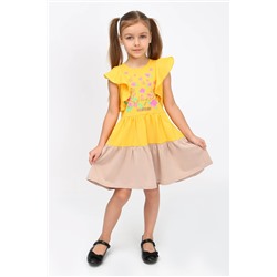 Платье для девочки Милагрос Лимонный