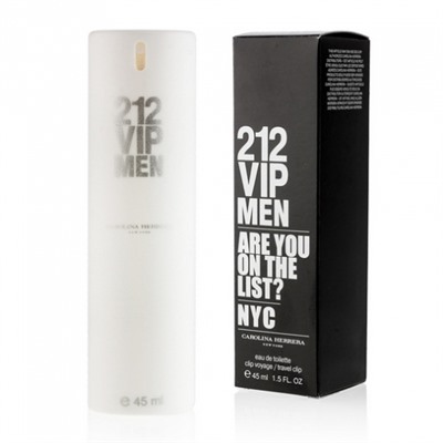 Мини-парфюм 45мл Carolina Herrera 212 VIP For Men