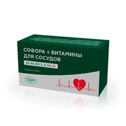 Софора + Витамины для сосудов 30 капс х 0, 395 г
