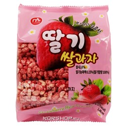 Палочки из воздушного риса со вкусом клубники Mammos, Корея, 70 г Акция