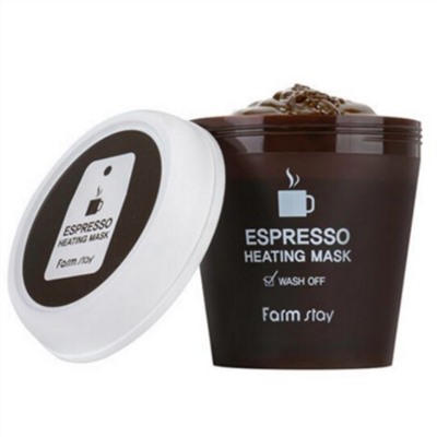 Farm Stay Согревающая маска для лица с экстрактом кофе Арабика / Espresso Heating Mask, 200 мл