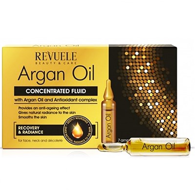 Compliment  ARGAN OIL Концентрированная сыворотка для лица флюид Восстановление и сияние 7шт х 2 ml