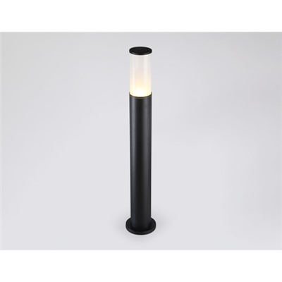 Светильник уличный ландшафтный ST2459 BK/FR черный/белый матовый IP54 E27 max 40W D90*800