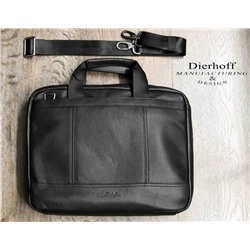 Мужская кожаная сумка Dierhoff ДМ 52514/2 Блек