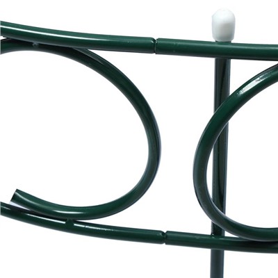 Грядка оцинкованная, 70 × 70 × 30 см, зелёная, «Декоративная»